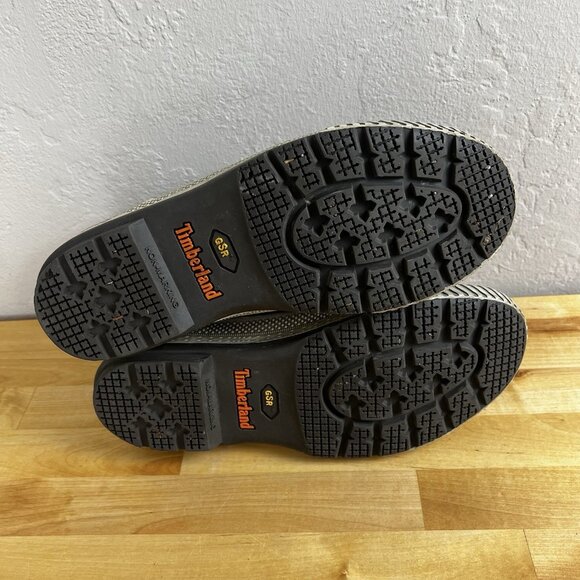 Timberland Smartwool 74197 Anti-Fatigue Boots‎ Sneaker Brown Leather Mens SZ 7.5 - Picture 9 of 10